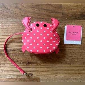 NWT Kate Spade Crab Coin Purse